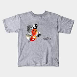 Happy Halloween Flying Ball Kids T-Shirt